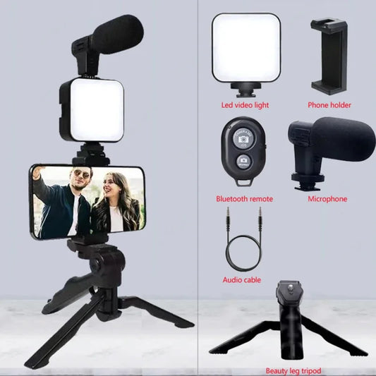 Smartphone vlogging kit